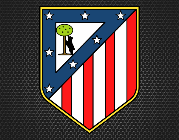 Dibujo Escudo del Club Atlético de Madrid pintado por Socovos