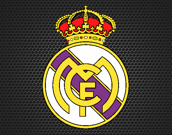 Dibujo Escudo del Real Madrid C.F. pintado por Socovos
