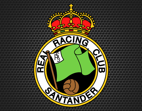 Dibujo Escudo del Real Racing Club de Santander pintado por Socovos