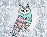 Dibujo Lechuza de invierno pintado por starmarco