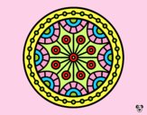 Dibujo Mandala equilibrio mental pintado por carlosvill
