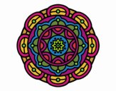 Dibujo Mandala para la relajación mental pintado por belkmar