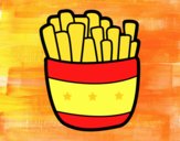 Dibujo Patatas fritas pintado por Raquel09