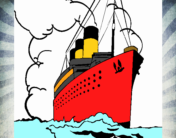 Dibujo De Titanic Pintado Por En Dibujos Net El D A A Las