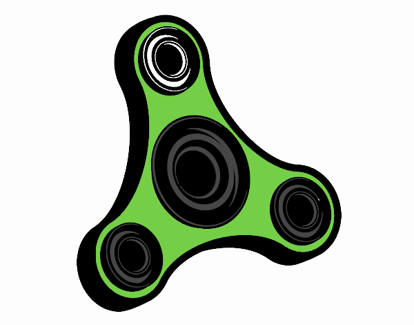 Dibujo Un fidget spinner pintado por Alexis11