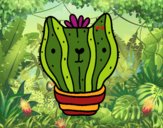 Dibujo Cactus gato pintado por luisita41