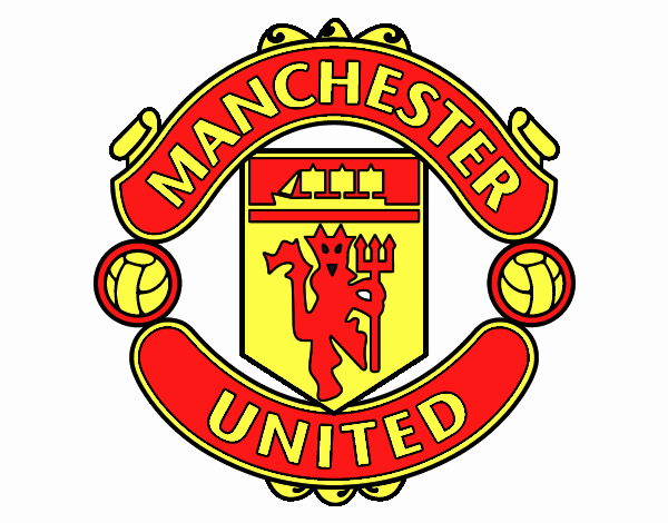 Dibujo Escudo del Manchester United pintado por hassi