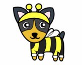 Dibujo Perro-abeja pintado por cuarzoazul