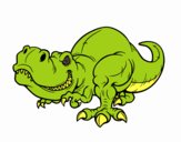 Dibujo Tyrannosaurus Rex pintado por 55555