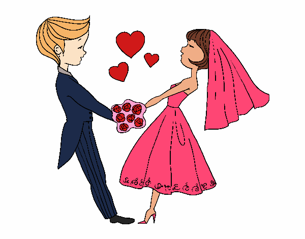 Dibujo Casados y enamorados pintado por AgusNet