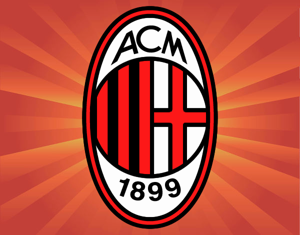 Dibujo Escudo del AC Milan pintado por hassi