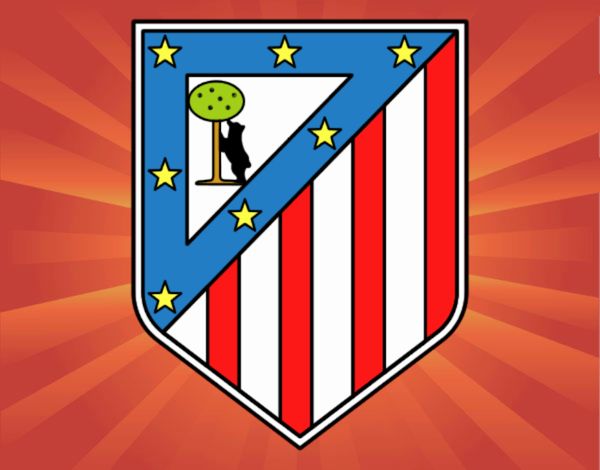 Dibujo Escudo del Club Atlético de Madrid pintado por David102