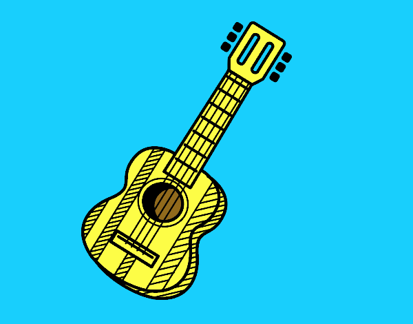 Dibujo La guitarra española pintado por lorenzo007