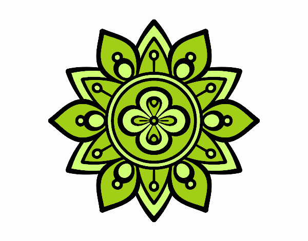Mandala flor de loto