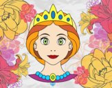 Dibujo Cara de princesa pintado por Amalia0201