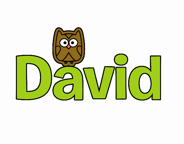 Dibujo David pintado por davids1