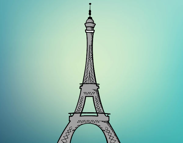 Dibujo La torre Eiffel pintado por CamilaSims