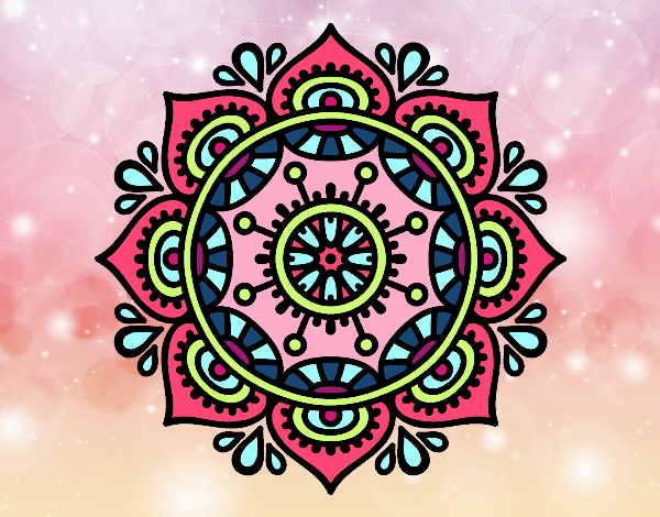 Dibujo Mandala para relajarse pintado por xochittl 