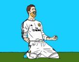 Sergio Ramos celebrando un gol