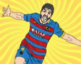 Suárez celebrando un gol