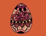 Dibujo Un huevo de Pascua floral pintado por CLEONEFER