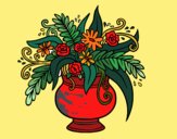 Dibujo Un jarrón con flores pintado por CLEONEFER