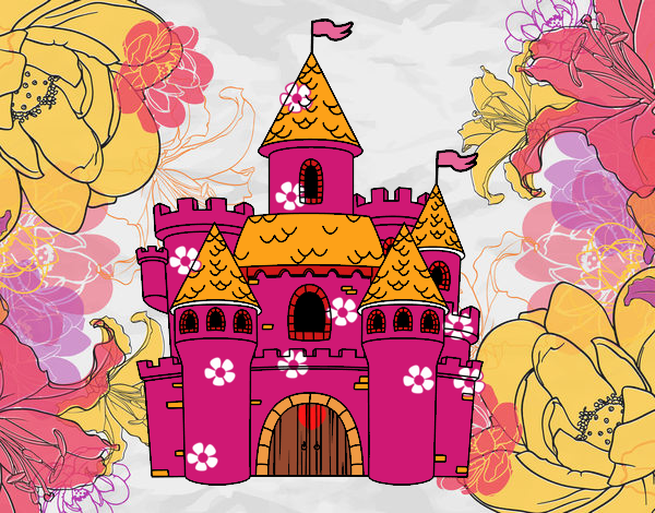Dibujo Castillo de fantasía pintado por rominas