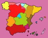 Dibujo Las Comunidades Autónomas de España pintado por teresagonz