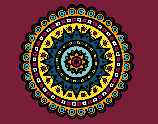 Dibujo Mandala étnica pintado por CLEONEFER