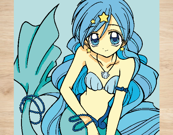 Dibujo Sirena 3 pintado por Sakura111