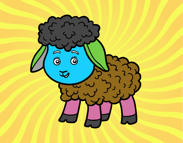 Dibujo Una ovejita pintado por Francesita