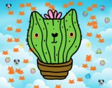 Dibujo Cactus gato pintado por Dariabonit