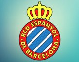 Dibujo Escudo del RCD Espanyol pintado por breyler