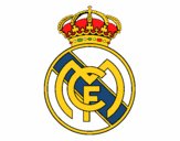 Dibujo Escudo del Real Madrid C.F. pintado por breyler