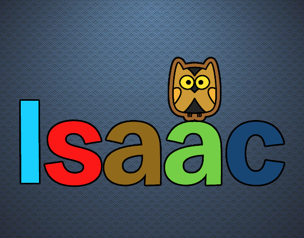 Dibujo Isaac pintado por ISAAAAAC