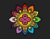 Dibujo Mandala flor de loto pintado por NewFreedom