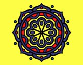 Dibujo Mandala para meditar pintado por CLEONEFER
