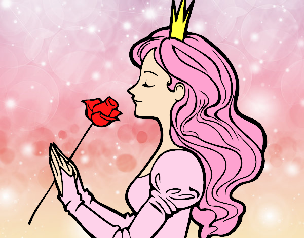 Princesa y rosa