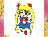 Dibujo Sailor Moon pintado por adrinette1