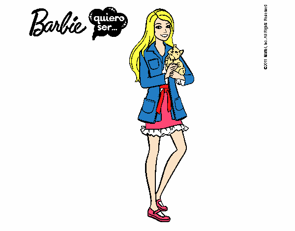 barbie y su gatita