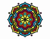 Dibujo Mandala para meditar pintado por juliat0set