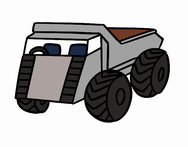 Un camión de carga