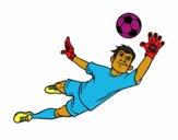Dibujo Un portero de fútbol pintado por giancaros