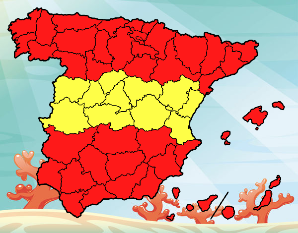 Dibujo Las provincias de España pintado por julioalvar