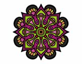Dibujo Mandala mundo árabe pintado por mendz
