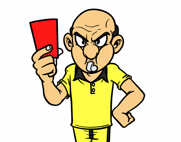 arbitro penal y tarjeta roja