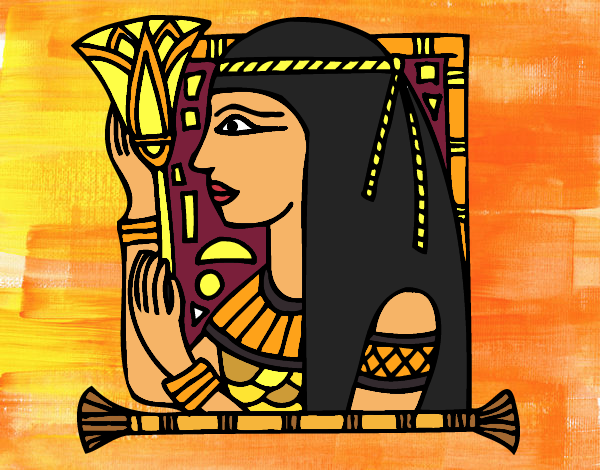 Dibujo Cleopatra pintado por Marlina