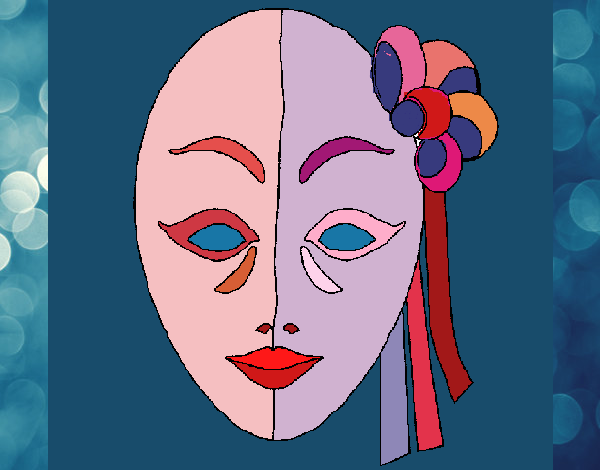 Dibujo Máscara italiana pintado por gero288