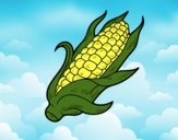 Dibujo Una mazorca de maíz pintado por Kerstin