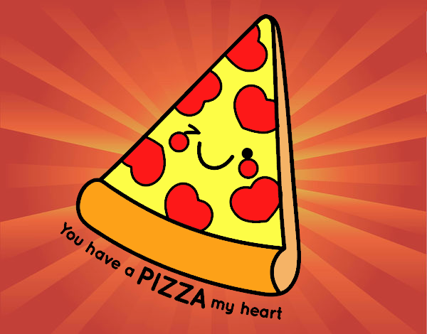 Dibujo You have a pizza my heart pintado por ivancrack
